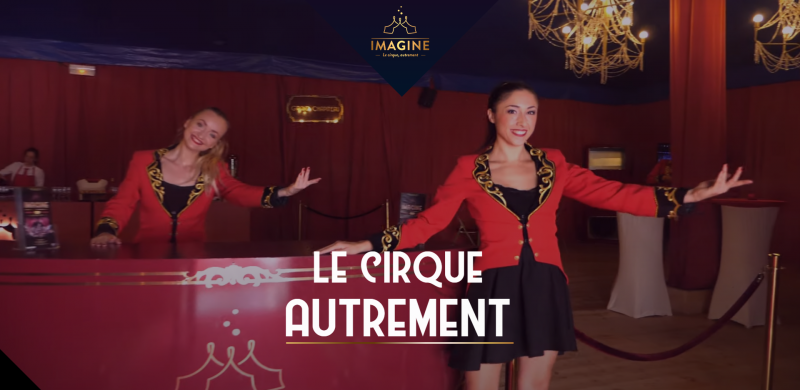 Création de site internet enchanteur pour le Cirque Imagine : Cabaret pour un dîner-spectacle à Lyon