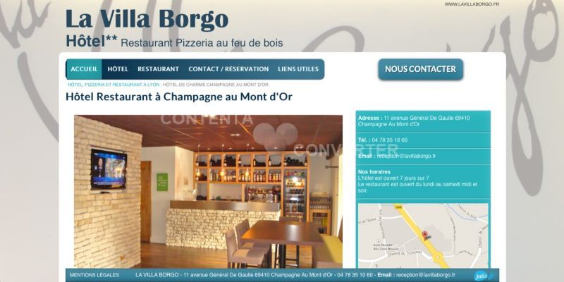 Hôtel restaurant pizzeria champagne au mont d'or